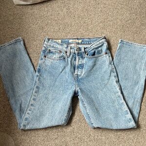 Levi's Light Blue Straight Leg Jeans